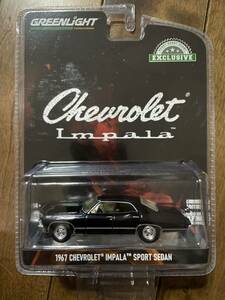 Greenlight グリーンライト 1967 CHEVROLET IMPALA sport sedan 1/64 シボレー インパラ ローライダー ホットウィール hotwheels 