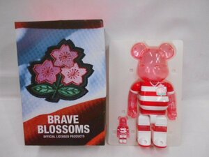 ベアブリック BE@RBRICK BRAVE BLOSSOMS ラグビー日本代表 400% 100% 中古美品