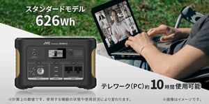 新品未使用☆JVC　Jackery ポータブル電源　BN-RB6-C AC 純正弦波　非常用電源　災害　停電　ジャクリ　ジャックリー　ジャックエリー