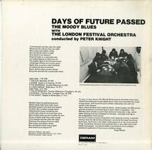 A00539125/LP/ムーディー・ブルース「Days Of Future Passed (SLC-801・サイケデリックロック)」_画像2