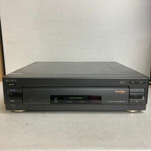 R456 SONY MDP-RS10 CD CDV LD PLAYER/LaserDisc レーザーディスクシステム/通電OK ジャンク品