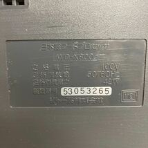 R497 SHARP Shoin WD-X800 日本語ワードプロセッサ/ワープロ 本体のみ/通電OK ジャンク品_画像10