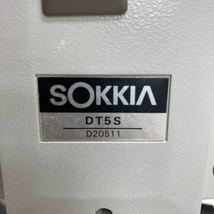 R528 SOKKIA/ソキア セオドライト DT5S/測量器 ケース付き 動作未確認 ジャンク品_画像7
