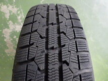 165/70R14 中古 7分山 4本セット 冬タイヤ 鉄ホイール トーヨー OBSERVE GIZ 14×5J PCD100.114.3 4穴 +38 TW1293_画像7