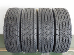 235/70R17.5 136/134J ヨコハマ ZEN 903ZW 中古 7分山 4本セット スタッドレスタイヤ 2019年製 L16828