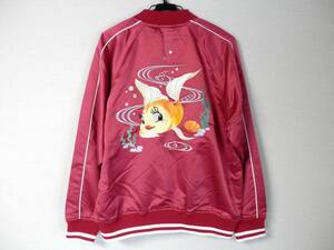 TDR ディズニー ピノキオ クレオ スカジャン Lサイズ 赤 ジャンパー ジャケット Disney Pinocchio Cleo jacket