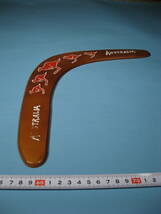 オーストラリア アボリニジ 木製ブーメラン カンガルー BOOMERANG DRAWN KANGAROO Made in AUSTRALIA (中古・未使用・美品)_画像3