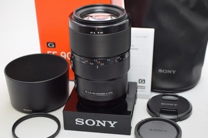 美品★SONY ソニー FE90mm F2.8 Macro G OSS SEL90M28G★元箱付・おまけ付