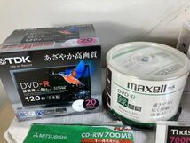 ◆FC22 ●未使用● 記録媒体 150枚以上 まとめ　DVD-R・RW・RAM、CD-R・RWなど　maxell、TDK、SONY、他◆NN_画像2