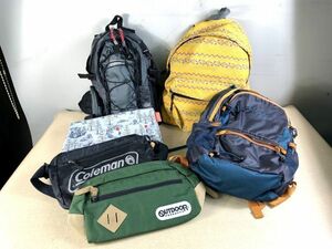 ◆FD90 ●使用感少なめ含む● リュックサック、バッグ まとめ　OUTDOOR、Coleman、Columbia◆N