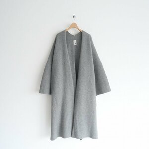 2021AW 未使用 / HAVEL studio ハーヴェルスタジオ / 630-1275008 / RACOON KNIT MAIN COAT ラクーンニットコート 38 / 2212-0012