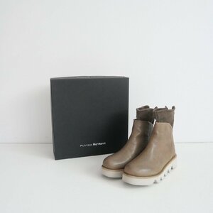 2022 / PATRIZIA BONFANTI Patricia mbon fan ti/ leather short boots YAYA 36 / PLAIN PEOPLE buy goods / 2305-0086