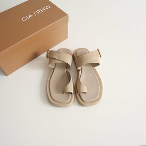 2022 / GIA / RHW ジア / ankle Strap Suede Sandal サンダル 38 / 22093570101510BE / L'Appartement購入品 アパルトモン / 2304-0114