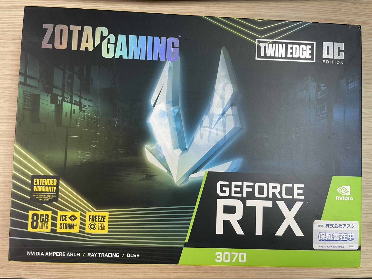 最終値下げ】NVIDIA GeForce RTX 3070 8GBジャンク-