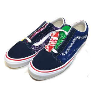 未使用 ヴァンズ VANS メンズ スニーカー オールド スクール ベドウィン & ザ ハートブレカーズ × ヴァンズ ボルト バンダナ 27.0cm