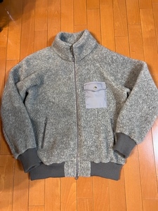 Battenwear　　バテンウェアー　Warm Up Fleece JACKET　アメリカ製　Mサイズ　グレー超美品