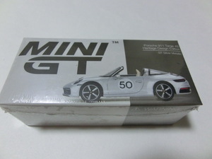 MINI GT 1/64 ポルシェ 911 タルガ 4S ヘリテージデザインエディション GTシルバーメタリック 左ハンドル MGT00507-L 新品