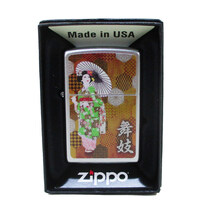 ジッポー オイルライター USA Zippo 和柄シリーズ 舞妓 SP-KE/送料無料_画像1