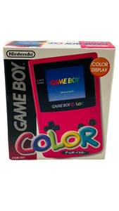 【極美品】ゲームボーイカラー　レッド GBC 本体 動作確認済み 外箱 説明書 GAMEBOY COLOR Nintendo ゲームボーイ カラー