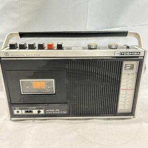 TOSHIBA 東芝 RADIO CASSETTE RECORDER RT-293F MECHANICAL AUTO-STOP 昭和レトロ 動作品