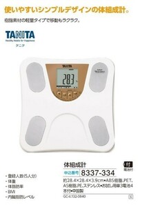 *** new goods tanita body composition meter ***