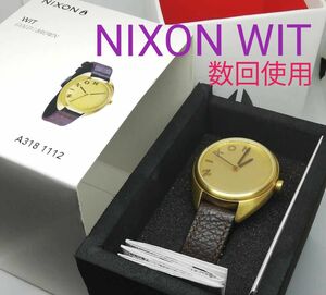 ★■ 数回使用 NIXON WIT レディース 腕時計