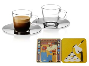 ネスプレッソ Nespresso エスプレッソカップ＆デザイナーソーサー 2客セット