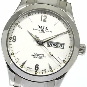 ボールウォッチ BALLWATCH NM2026C エンジニアII オハイオ40 デイデイト 自動巻き メンズ 美品 箱付き_780859【ev10】