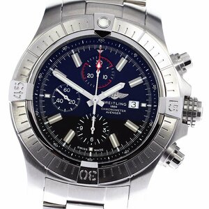  Breitling BREITLING A13375 super Avenger chronograph 48 self-winding watch men's ultimate beautiful goods inside box * written guarantee attaching ._781585