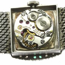 ロレックス ROLEX プレシジョン K18WG ダイヤベゼル cal.1400 手巻き レディース _779021_画像7