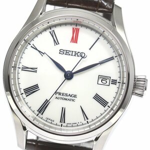 セイコー SEIKO SARX061/6R35-00B0 プレサージュ デイト 有田焼ダイアル 自動巻き メンズ 極美品 _779187