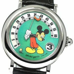  with translation Gerald Genta Gerald Genta G3632 retro fantasy Mickey Mouse Jean pin g Hour self-winding watch men's _749016