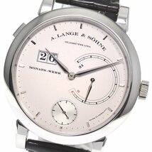 ランゲ＆ゾーネ A.LANGE＆SOHNE 130.025F/LS1302AC ランゲ31 PT950 スモールセコンド 手巻き メンズ 内箱・保証書付き_764893_画像1