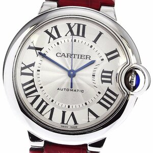 カルティエ CARTIER W69017Z4 バロンブルー 36ｍｍ 自動巻き ボーイズ 箱・保証書付き_782039