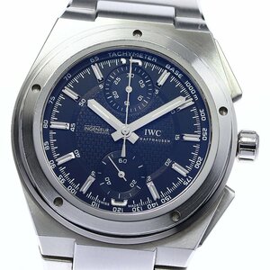 * written guarantee attaching .[IWC SCHAFFHAUSEN]IWC Ingenieur chronograph IW372501 self-winding watch men's _721963