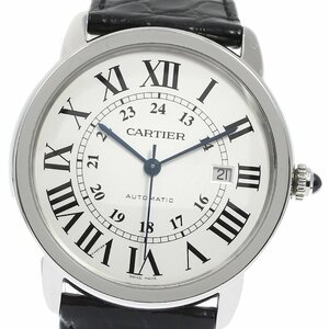 [CARTIER] Cartier long do Solo XL Date W6701010 self-winding watch men's _730660