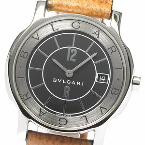 ブルガリ BVLGARI ST35S ソロテンポ デイト クォーツ メンズ _781819