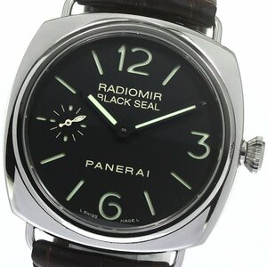  Panerai PANERAI PAM00183 Radiomir черный наклейка small second механический завод мужской _781388