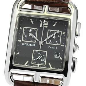 エルメス HERMES CC1.910 ケープコッド クロノグラフ クォーツ メンズ _777310