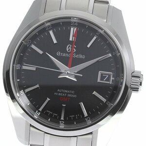 セイコー SEIKO SBGJ203/9S86-00A0 グランドセイコー メカニカル GMT 自動巻き メンズ 良品 _780218