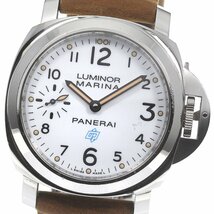 パネライ PANERAI PAM00778 ルミノール マリーナ 3デイズ　アッチャイオ 手巻き メンズ 良品 保証書付き_773365_画像1