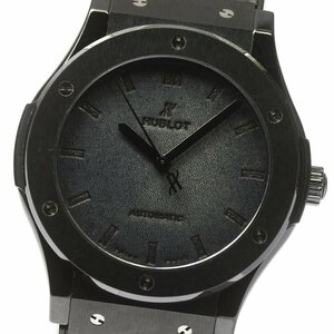 ウブロ HUBLOT 511.CM.0500.VR.BER16 クラシック・フュージョン ベルルッティ オールブラック 自動巻き メンズ _782104