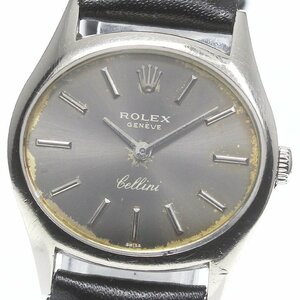 ロレックス ROLEX 3802 チェリーニ K18WG Cal.1600 手巻き レディース _775792