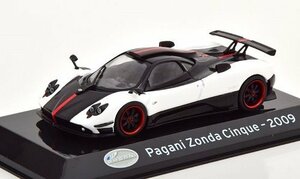 Altaya　1/43　パガーニ・ゾンダ チンクエ　white/black/red　2009　Supercars Collection