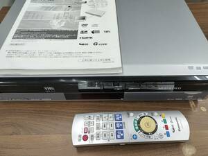Panasonic/パナソニック DIGA HDD内蔵VHS一体型DVDレコーダー DMR-XP20V HDMI VIERA Link　 リモコン付き 　DVD再生確認済