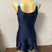 B856ストレッチ♪1円スタート！キュロットスカートタイプ女子スクール水着♪コスプレやコレクションや撮影会にも♪サイズ150_画像5