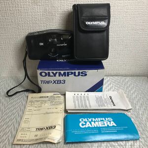 詳細動作未確認のジャンク品/コンパクトフィルムカメラ/OLYMPUS/オリンパス/TRIP XB3/元箱付き