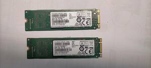 中古動作品 SAMSUNG MZ-NTY1280 128GB M.2 SSD 2個　