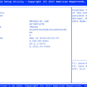 SASハードディスク対応 Avago 旧LSI MegaRAID MR 9362-8i 1GB SFF-8643 x2 テスト済 PCIe RAIDカード RAIDコントローラー RAIDボードの画像5