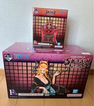 一番くじ ONE PIECE ワンピース 百獣海賊団 飛び六胞 E賞 フーズ・フー F賞 ブラックマリア フィギュア 2体セット 新品未開封_画像1